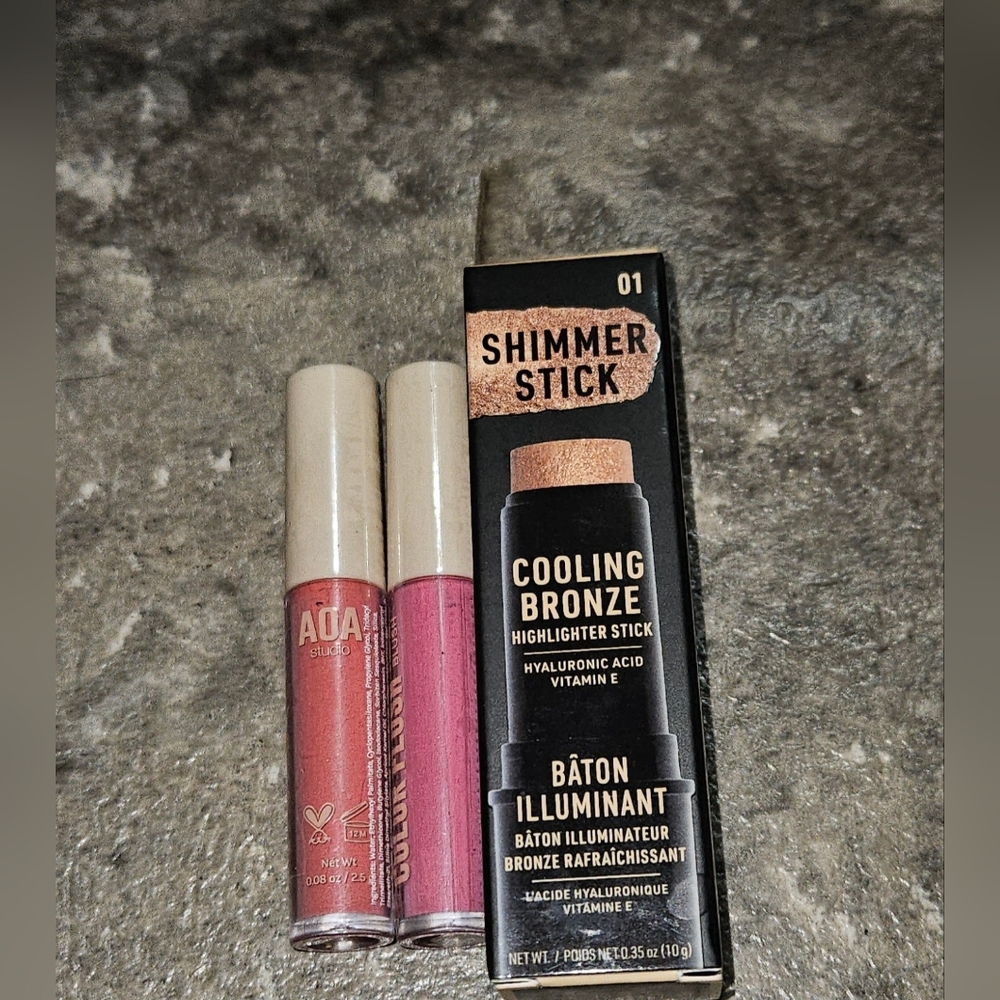 Highlighter Stick & Liquid Blush Bundle BNIB